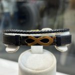 دستبند چرم طرح بینهایت کد 04 - Image 2