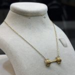 گردنبند طرح دمبل کد 30 - Image 2