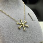گردنبند طرح دونه برف کد 28